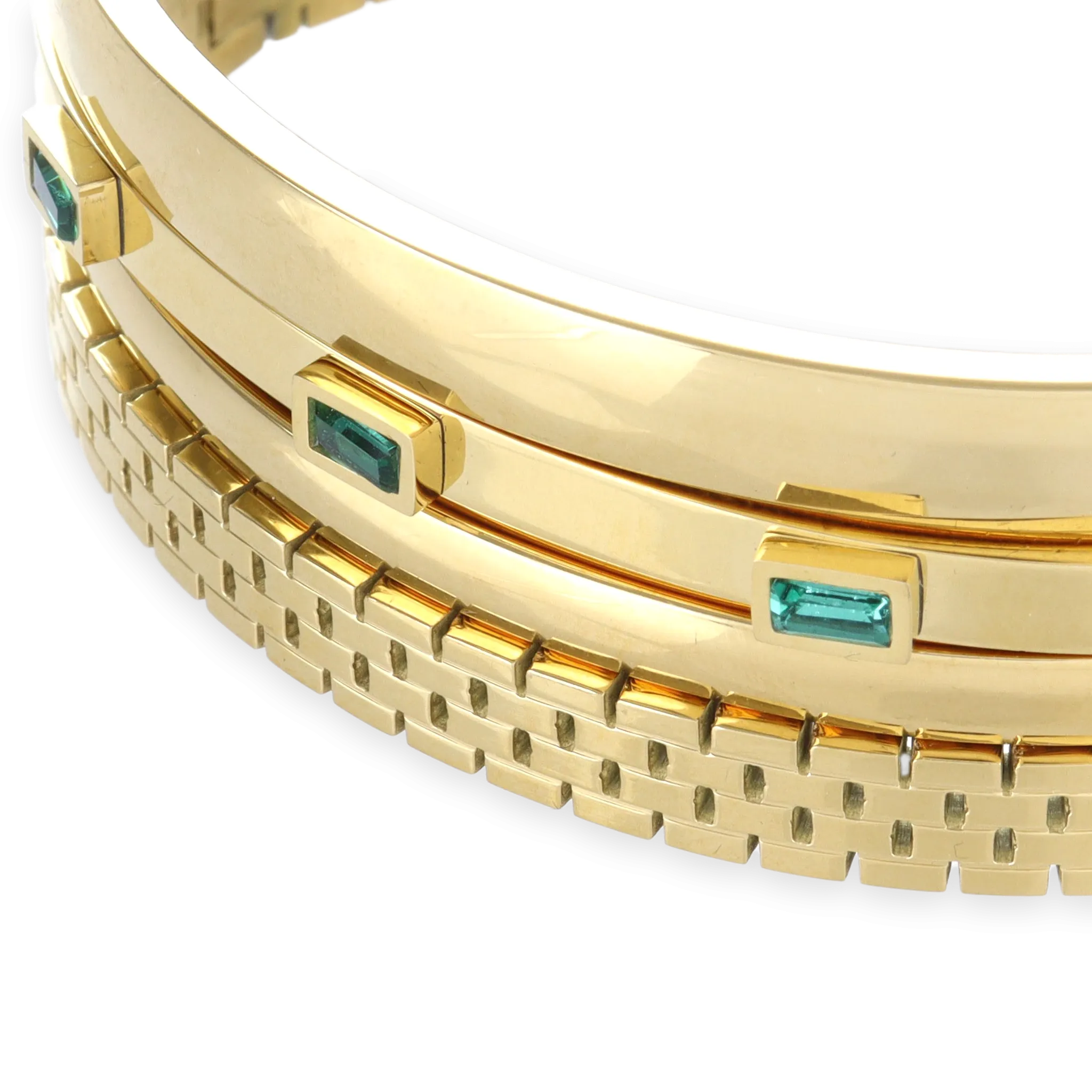 QUEEN'S CROWN BRACELET STACK