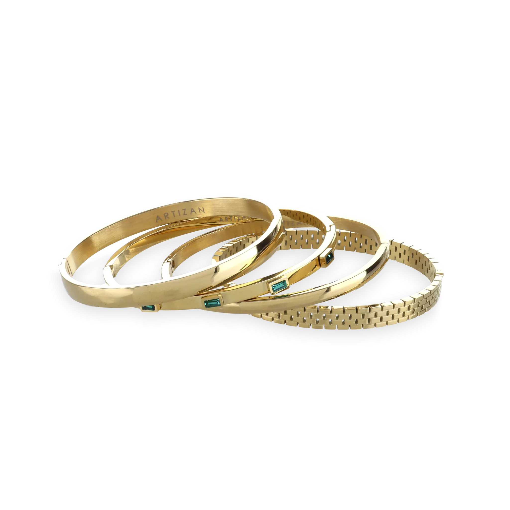 QUEEN'S CROWN BRACELET STACK