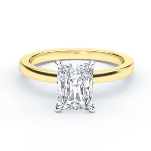 Radiant Cut Low Profile Solitaire