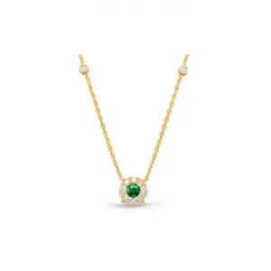S. Kashi and Sons Color Stone Necklace N1208-EYG