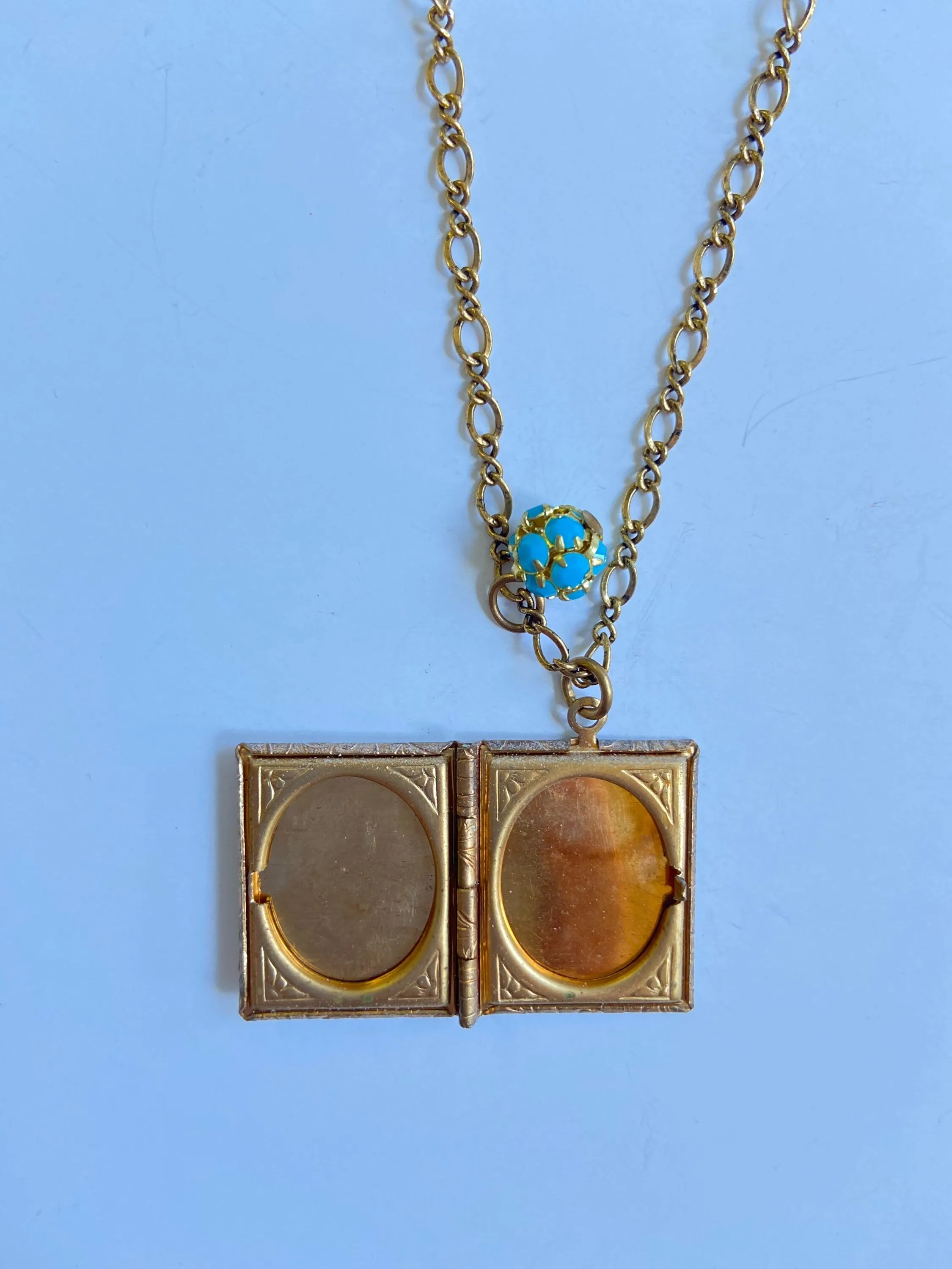 Shoo Fly Book Locket Necklace