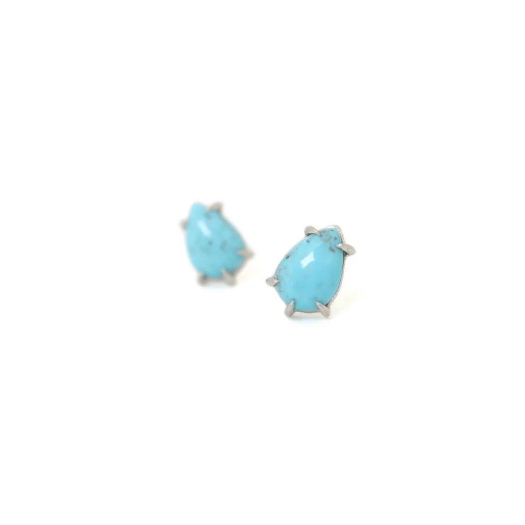 Shoreline Kingman Turquoise Vanity Studs