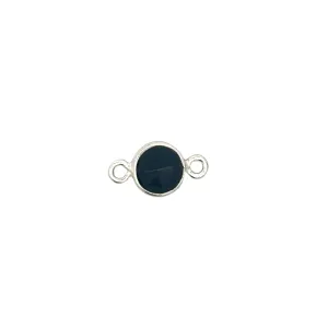 Small Round Channel Set Black Spinel Connector