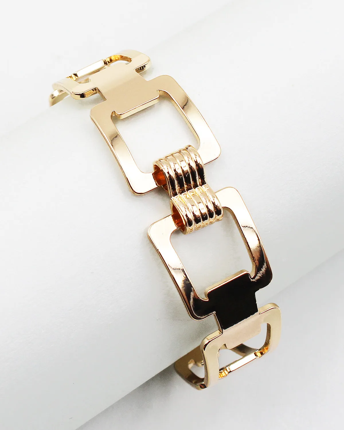 Square Link Cuff Bracelet