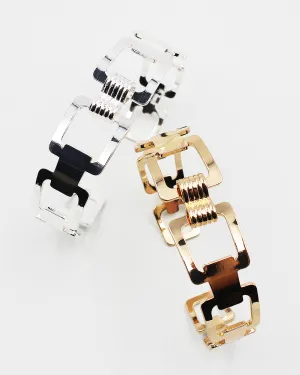Square Link Cuff Bracelet