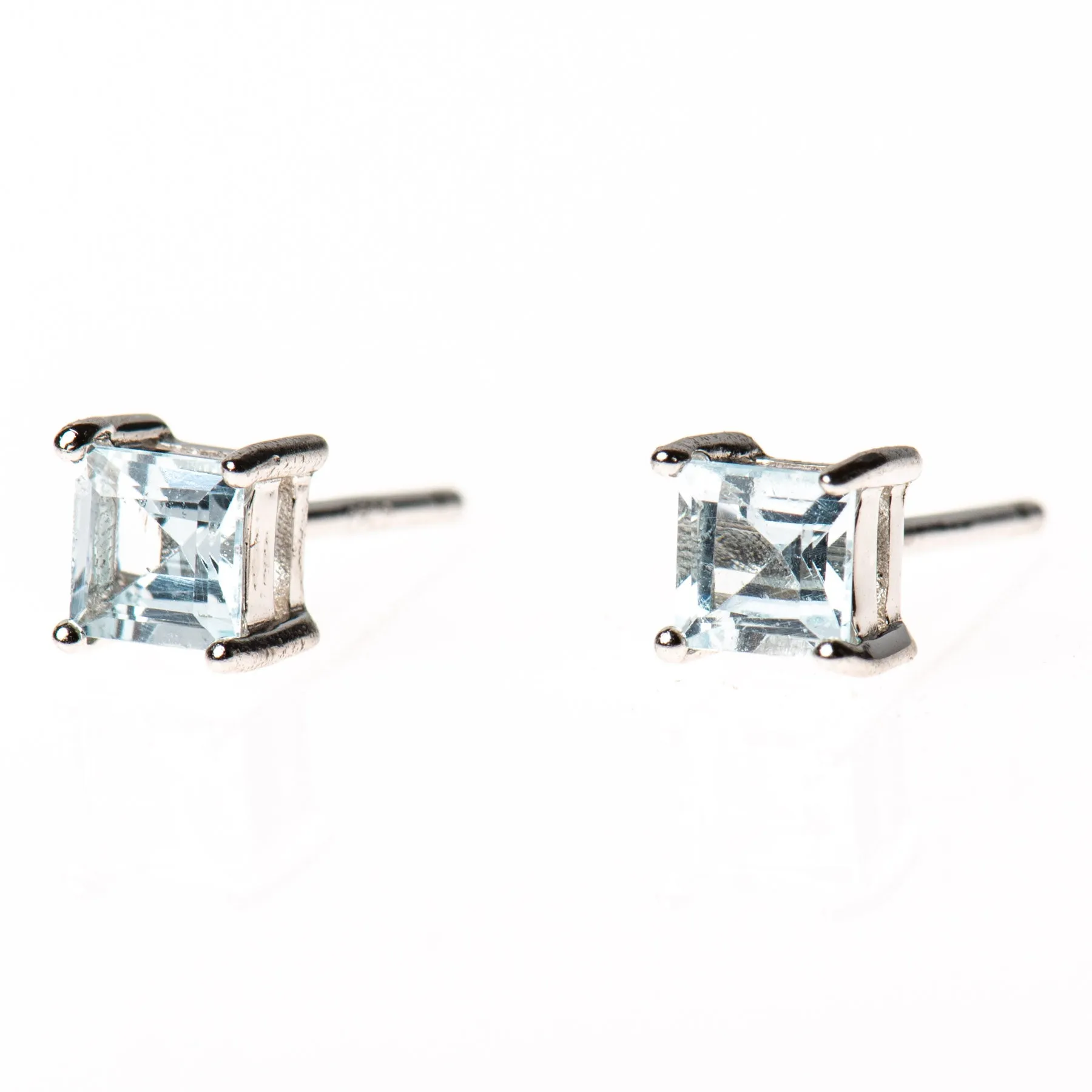 Sterling Gemstone Studs