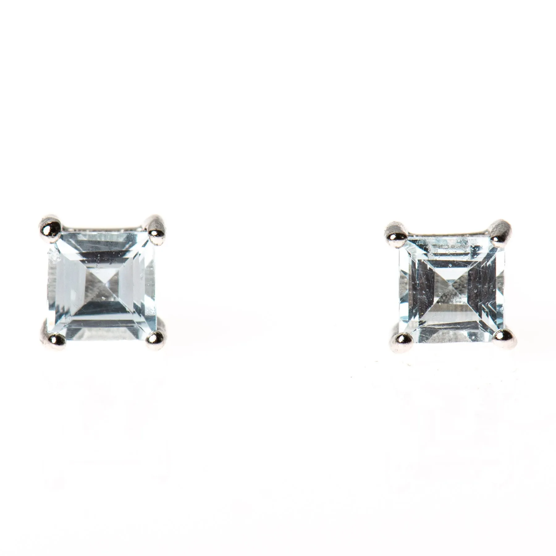 Sterling Gemstone Studs
