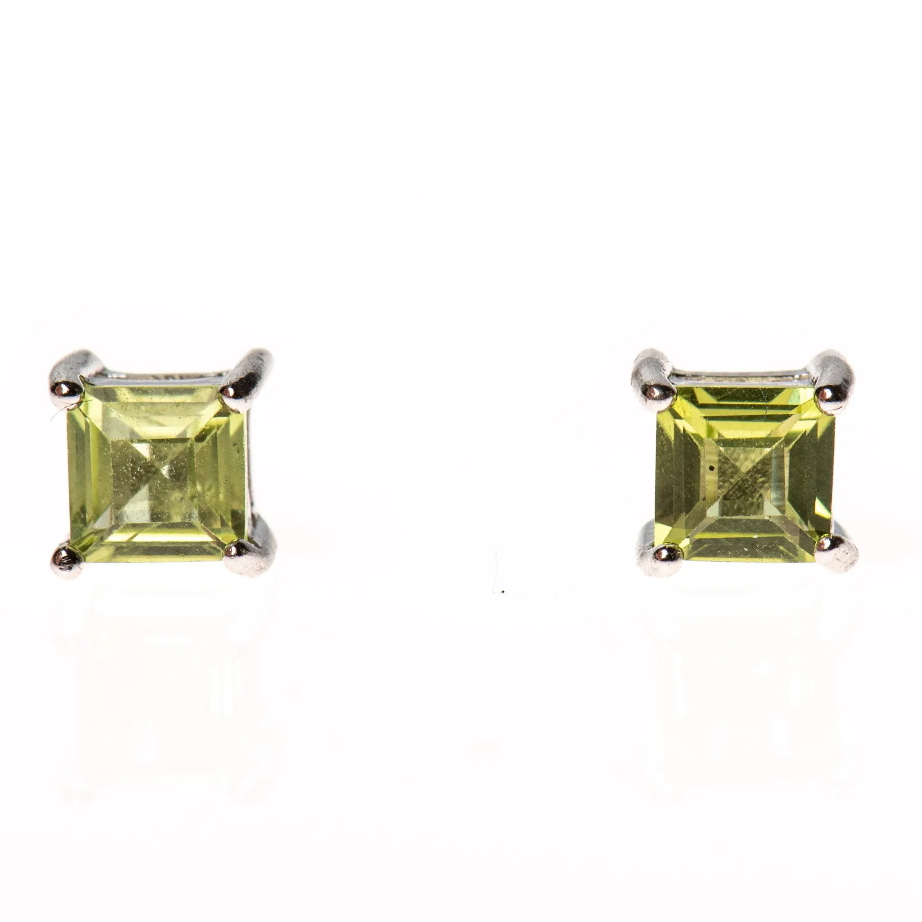 Sterling Gemstone Studs