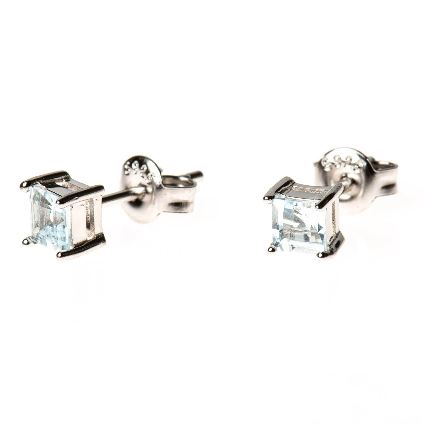 Sterling Gemstone Studs
