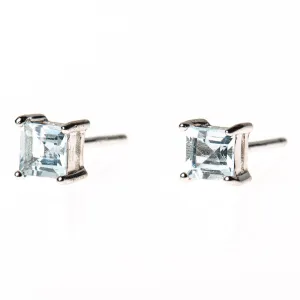 Sterling Gemstone Studs
