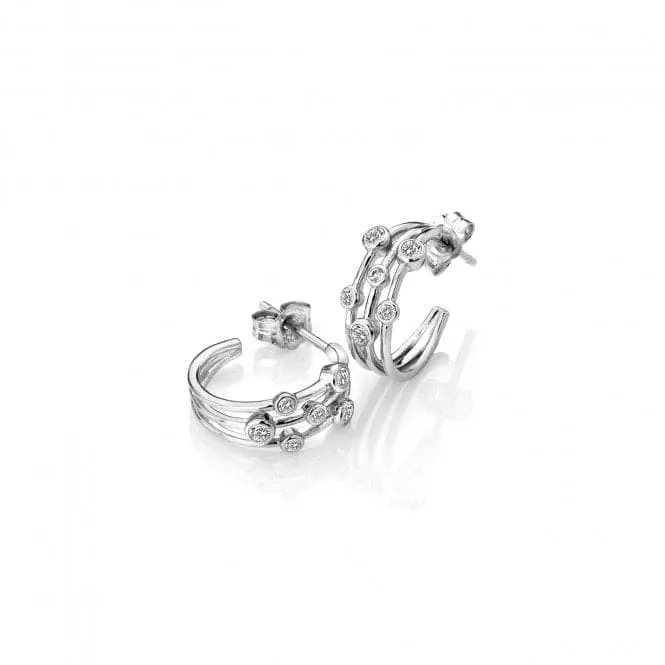 Sterling Silver Tender Statement Earrings DE641