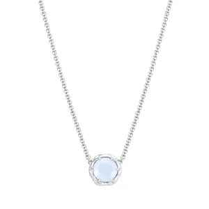 Tacori Crescent Station Necklace featuring Chalcedony SN20403