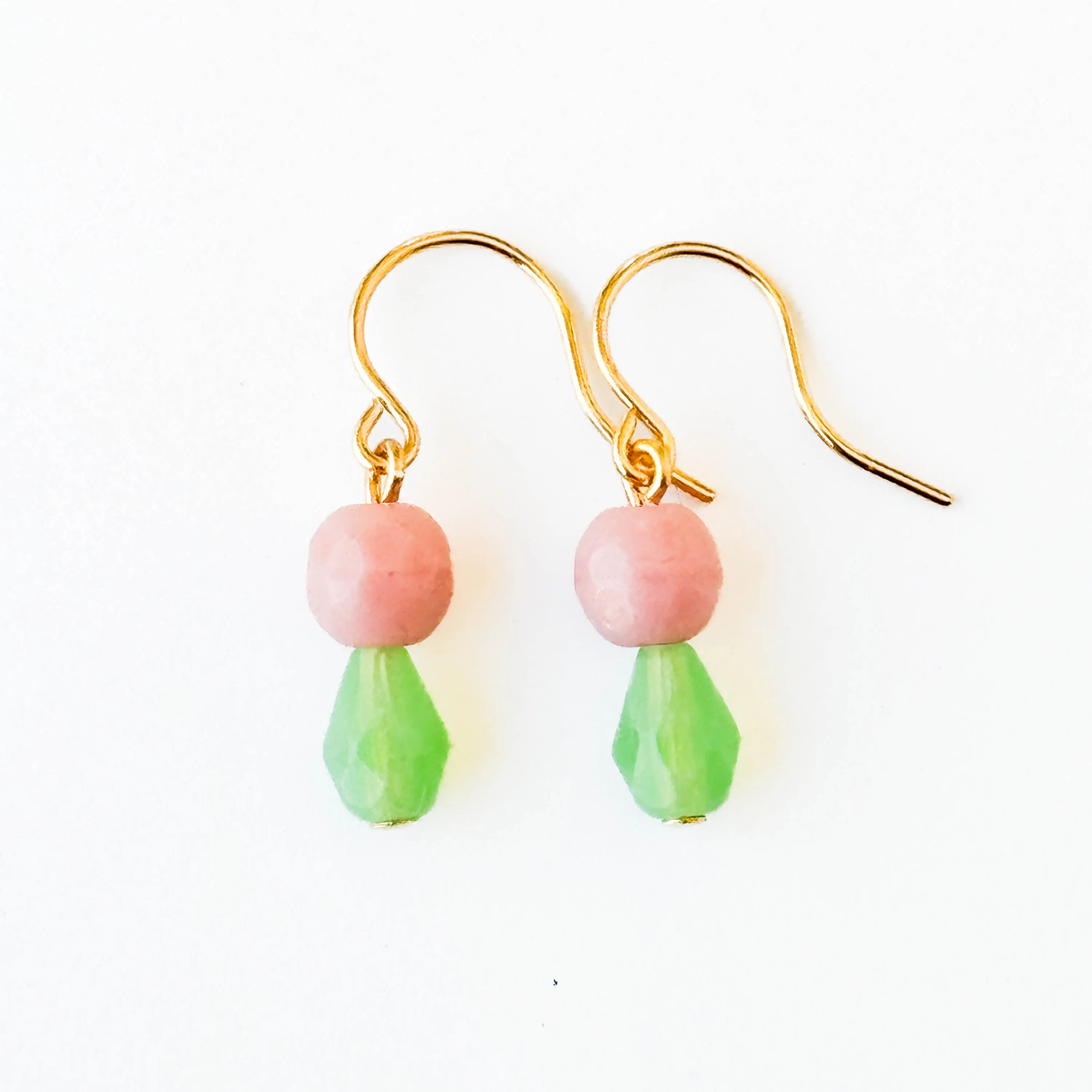 Tiny Color Drop Earrings