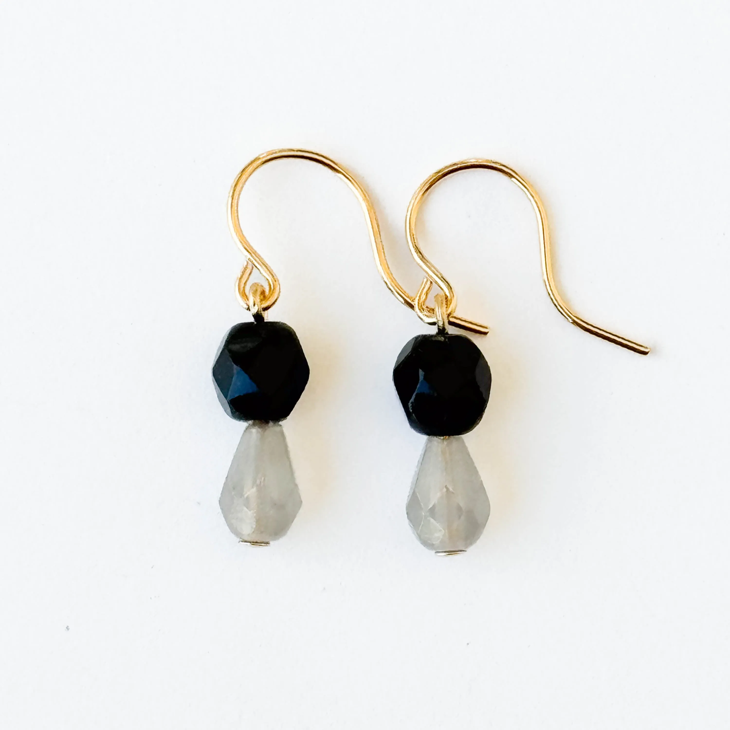 Tiny Color Drop Earrings