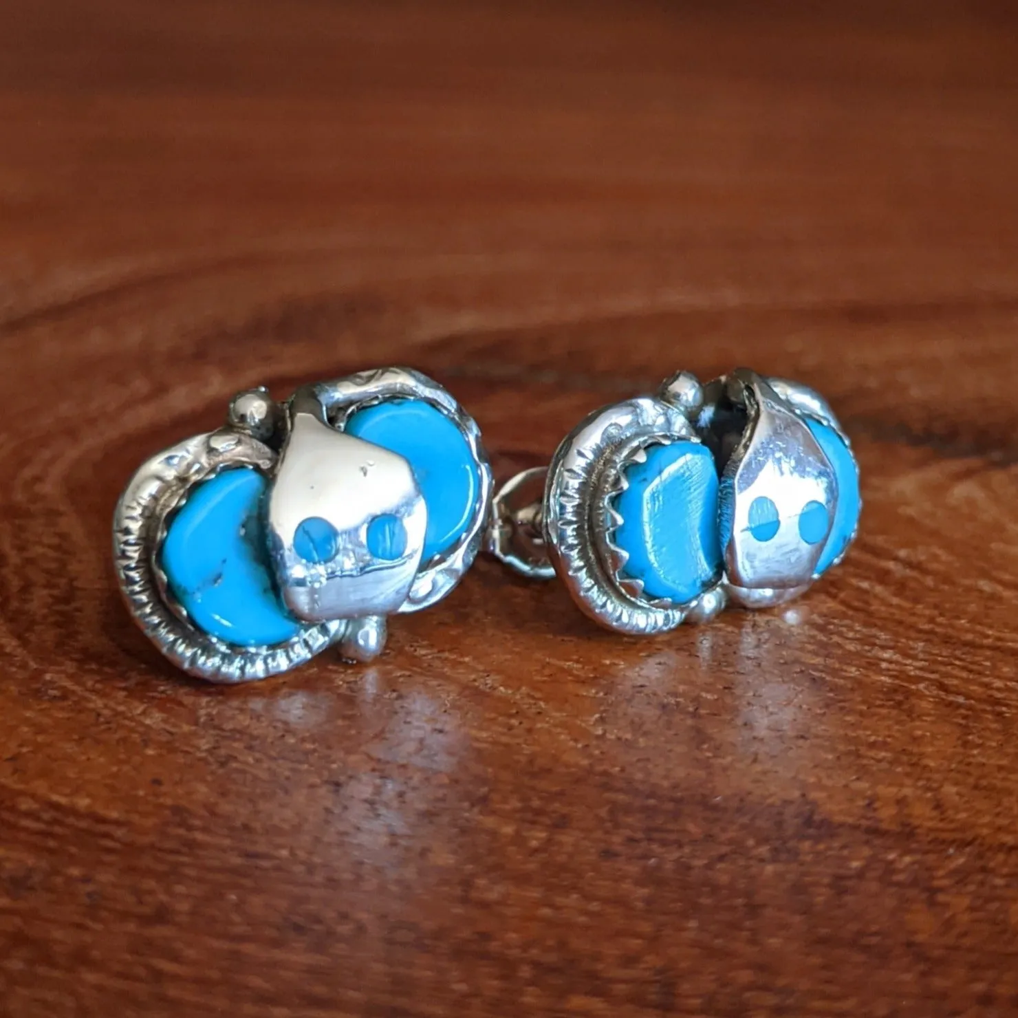 Turquoise Earrings by Effie Calavaza GJ-ERN-0067