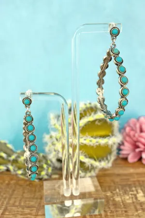 Turquoise Marcella Teardrop Earrings