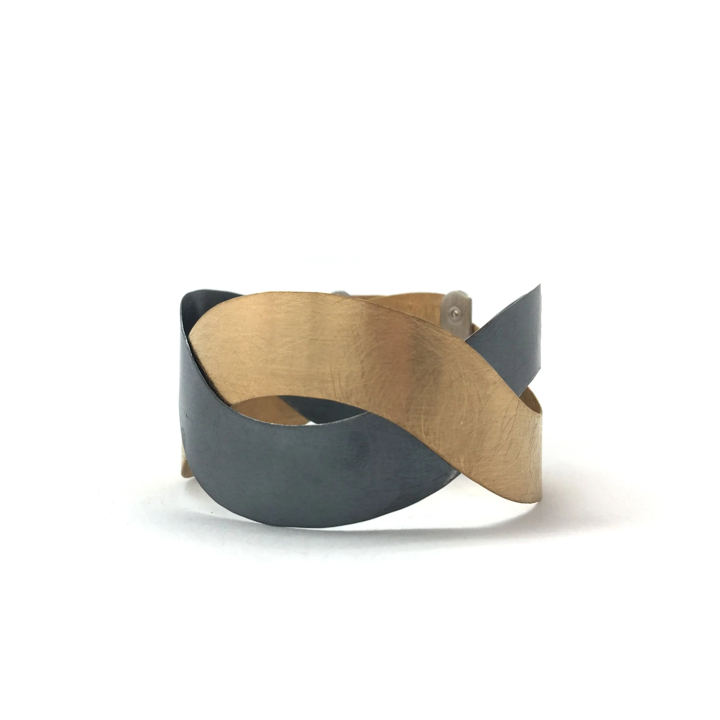 Twisted Waves Bracelet - Oxi/Gold