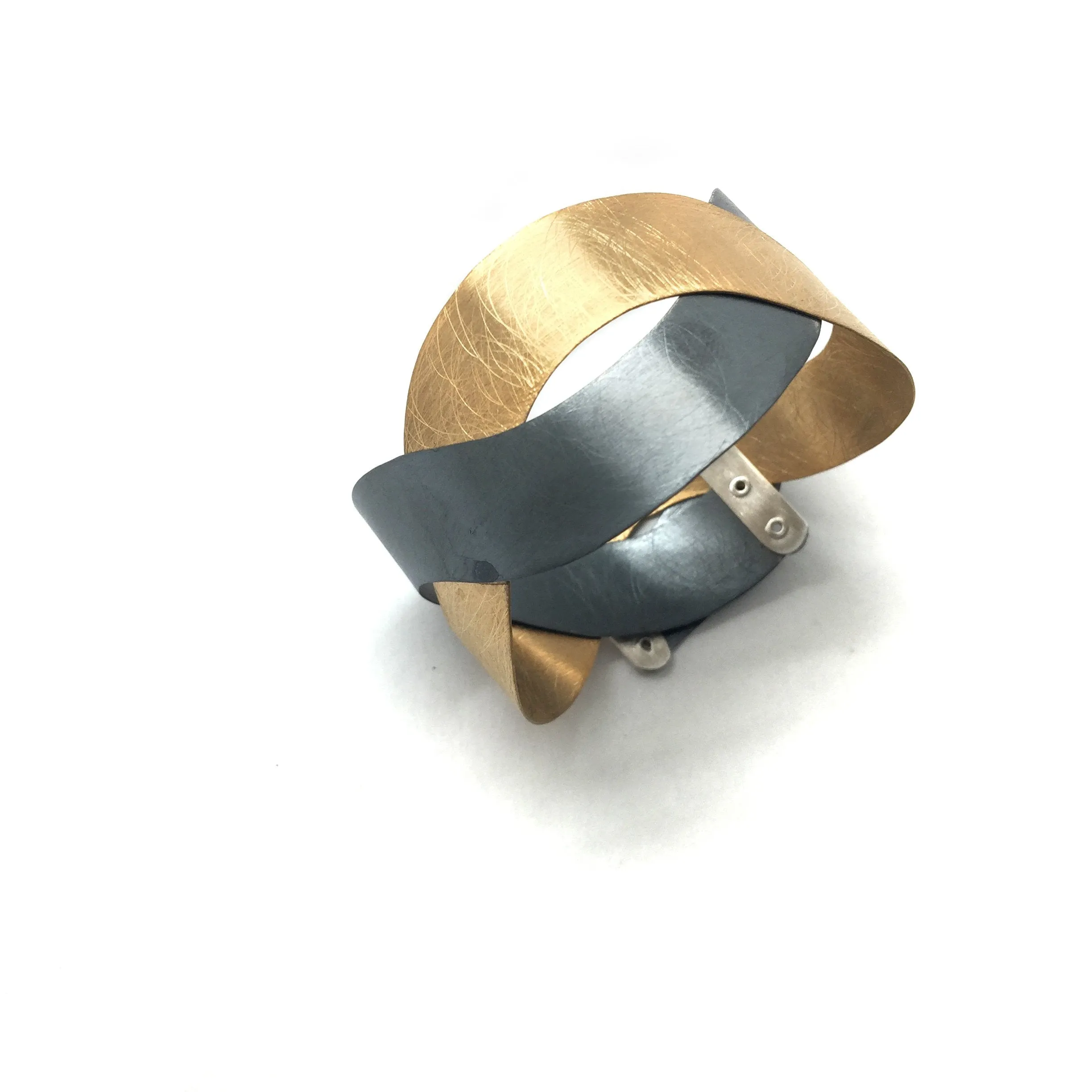 Twisted Waves Bracelet - Oxi/Gold
