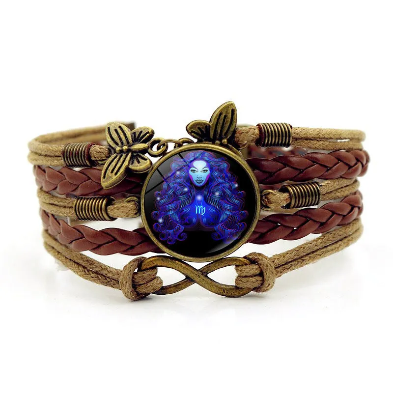 Women's Time Stone Braided Bracelet
