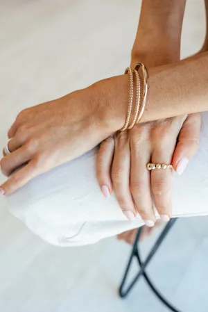 woven cuff { gold   silver }